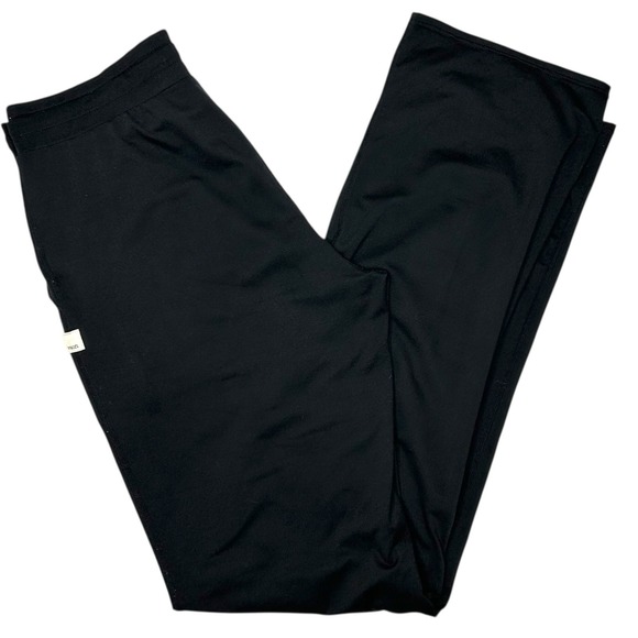 Vuori Pants - VUORI Women's Halo Essential Wideleg Pant Small Black Heather Flare Yoga